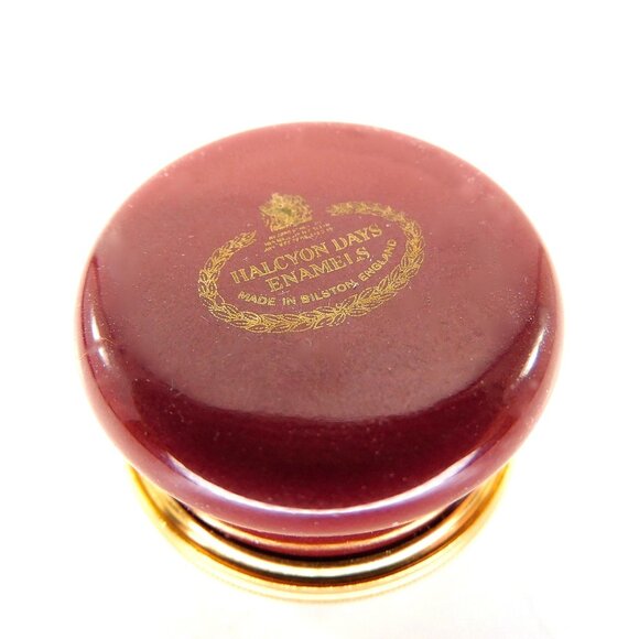 Halcyon Days Prince Andrew & Fergie Marriage Trinket Ring Box Battersea 1986 - Picture 9 of 9